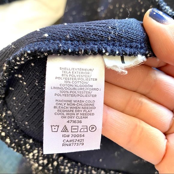 Ann Taylor Tweed Flare Sleeve Dress Size 16 - Picture 9 of 9